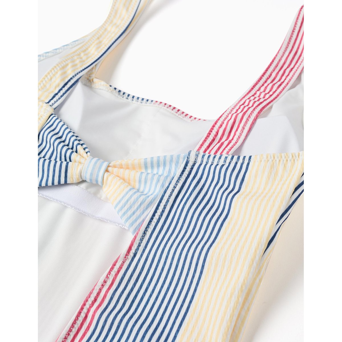 Maillot de bain à rayures avec doublure You&Me rouge, ZIPPY