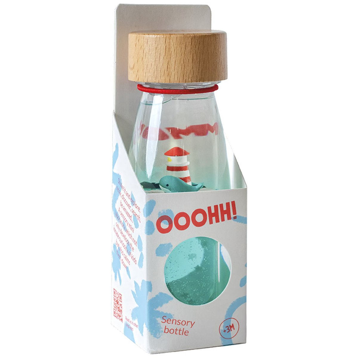 Bouteille sensorielle bleu, PETIT BOUM