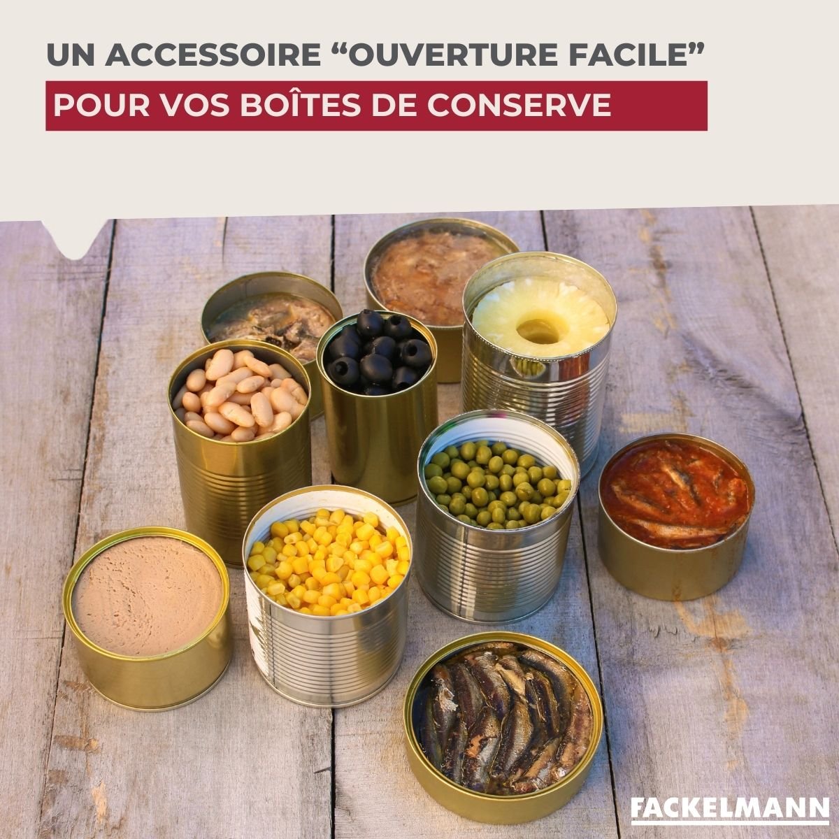 Ouvre bouteille 4 en 1 noir, FACKELMANN