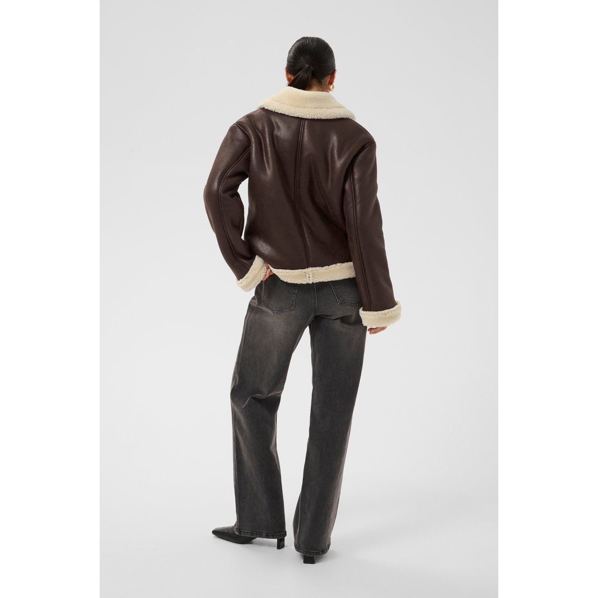Manteau marron coffee bean, KAFFE