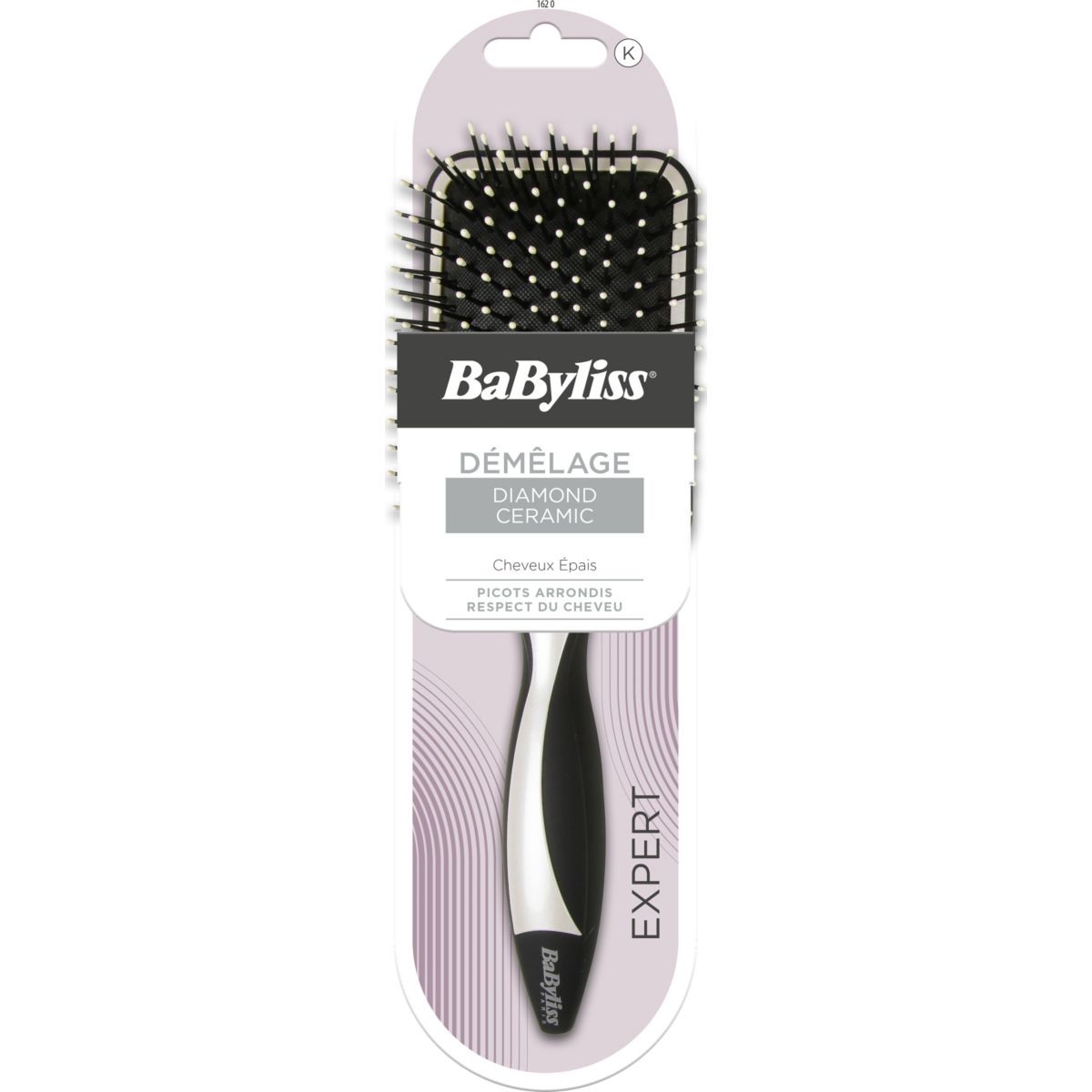 Brosse à cheveux Démêlante DIAMOND CERAMIC cheveux épais autres, BABYLISS