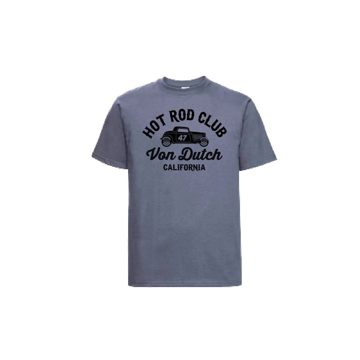 Tee shirt coton LOG gris, VON DUTCH