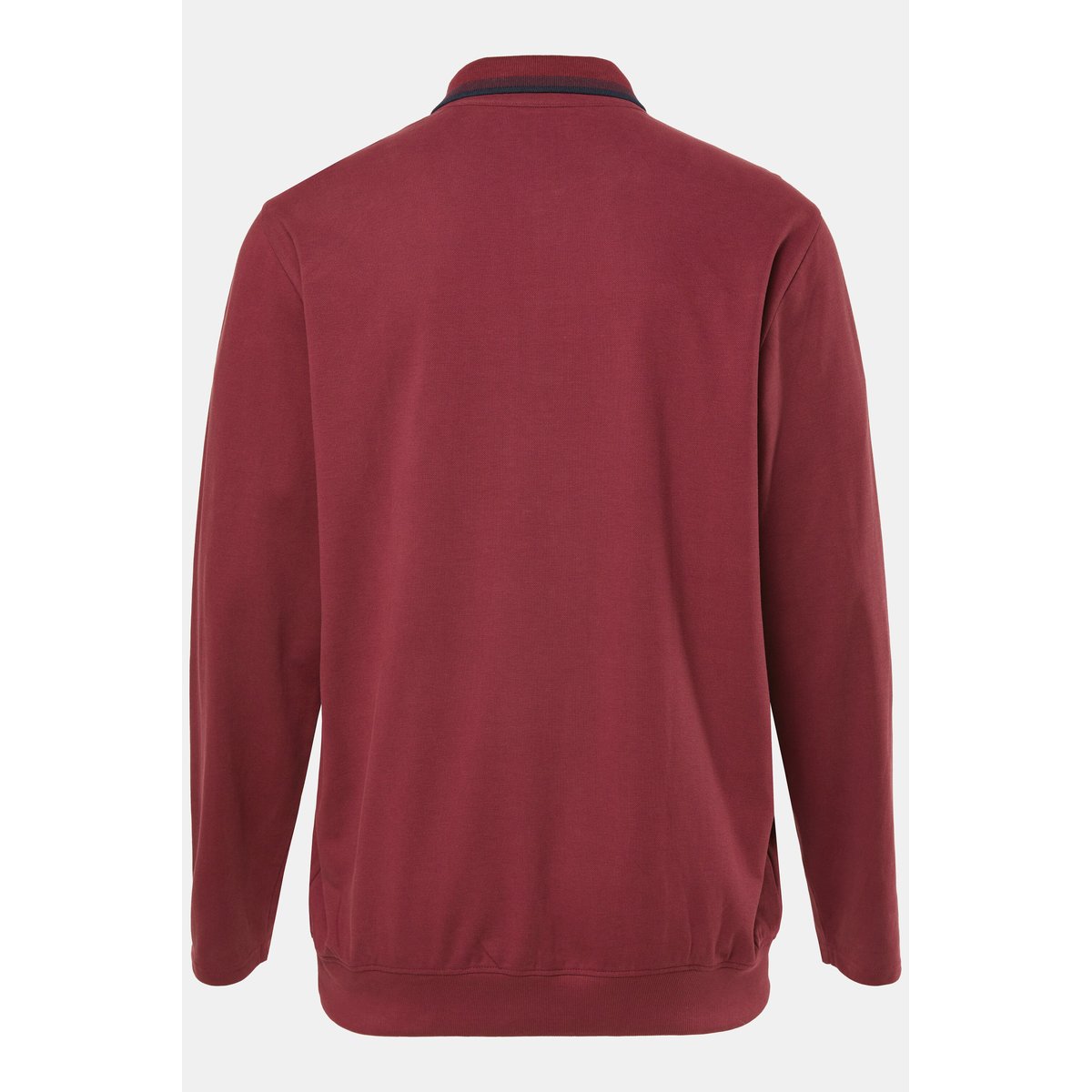 Polo ventre confort, manches longues marron châtaigne, JP1880