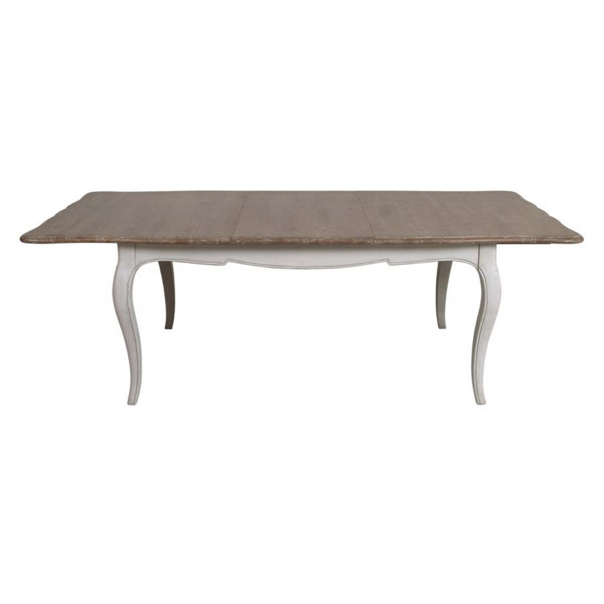 Table rectangulaire extensible - CHÂTEAU blanc, INTERIOR'S