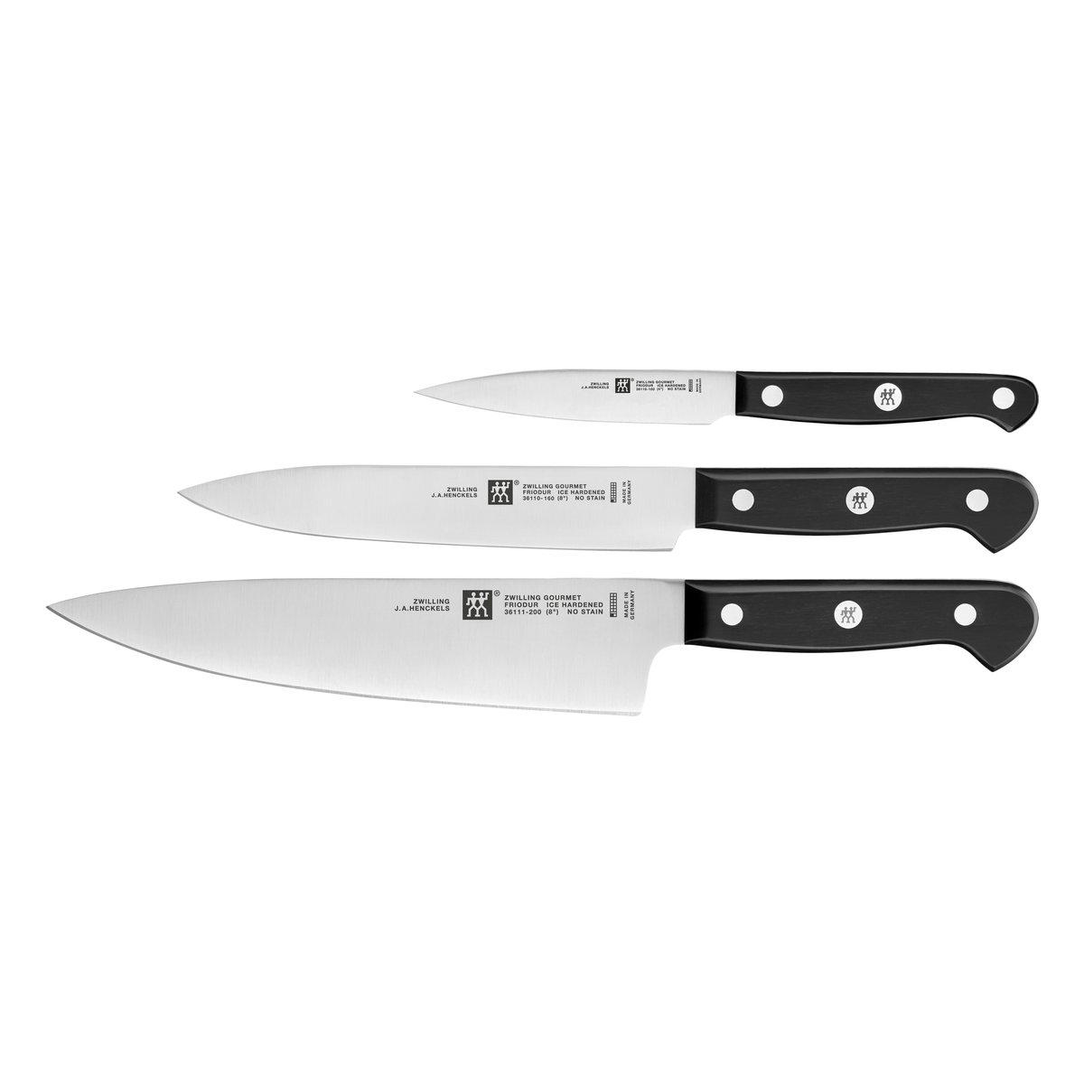 Couteaux set x 3 gourmet multicolore, ZWILLING