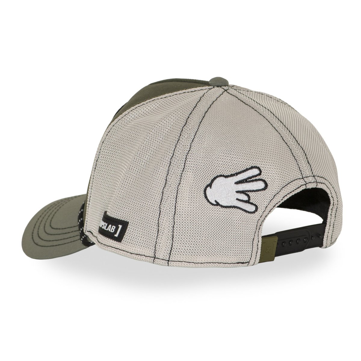 Casquette trucker Hip Hop kaki/noir/beige/marron, CAPSLAB