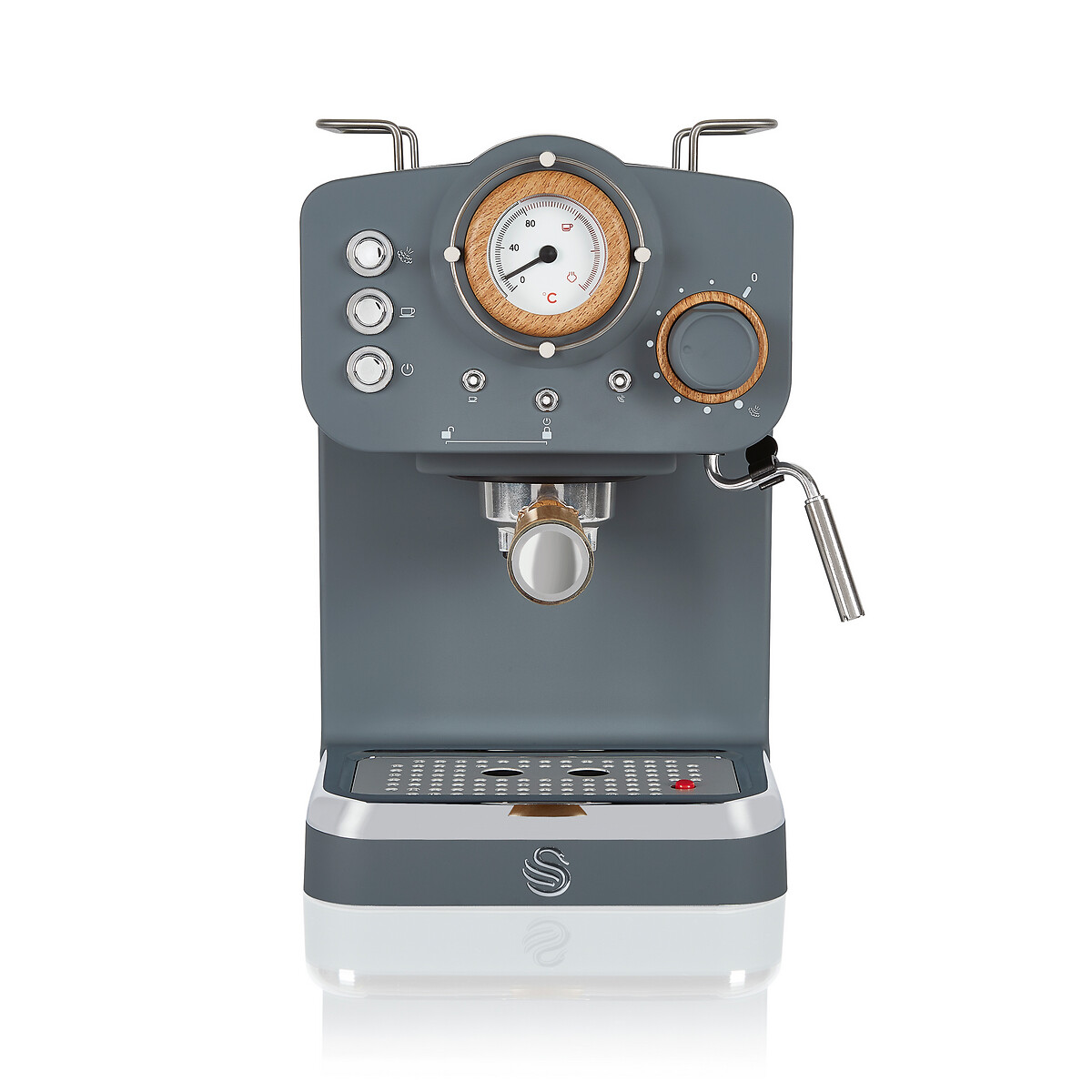 Nordic Pump Espresso Coffee Machine - SK22110 grey, SWAN