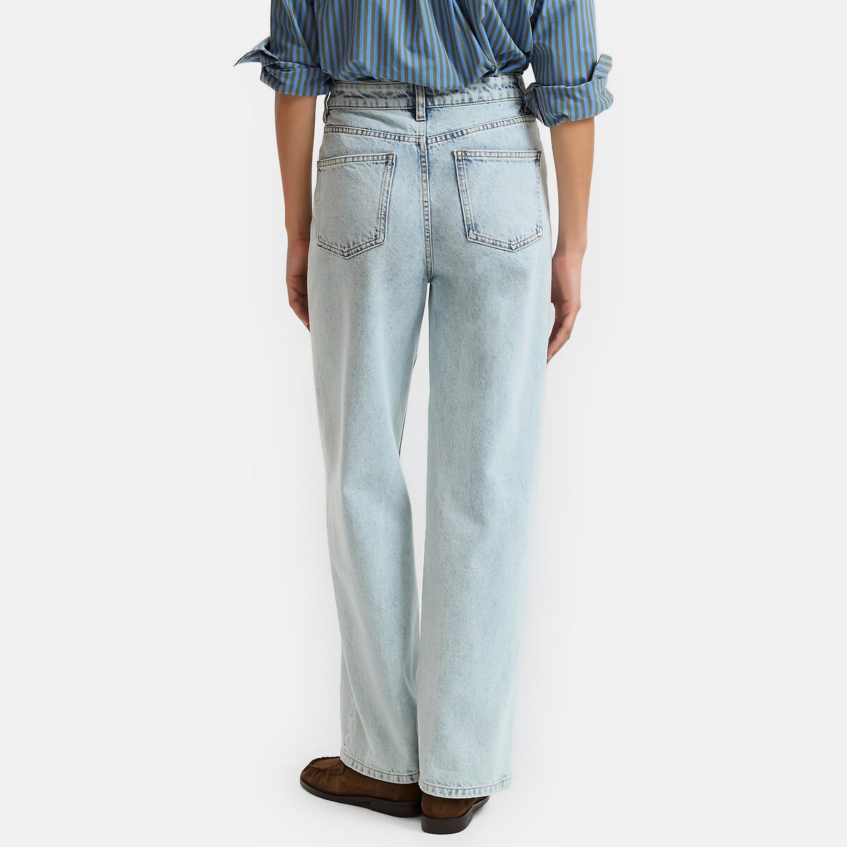 Jean large Signature, MARCEAU bleu bleach, LA REDOUTE COLLECTIONS