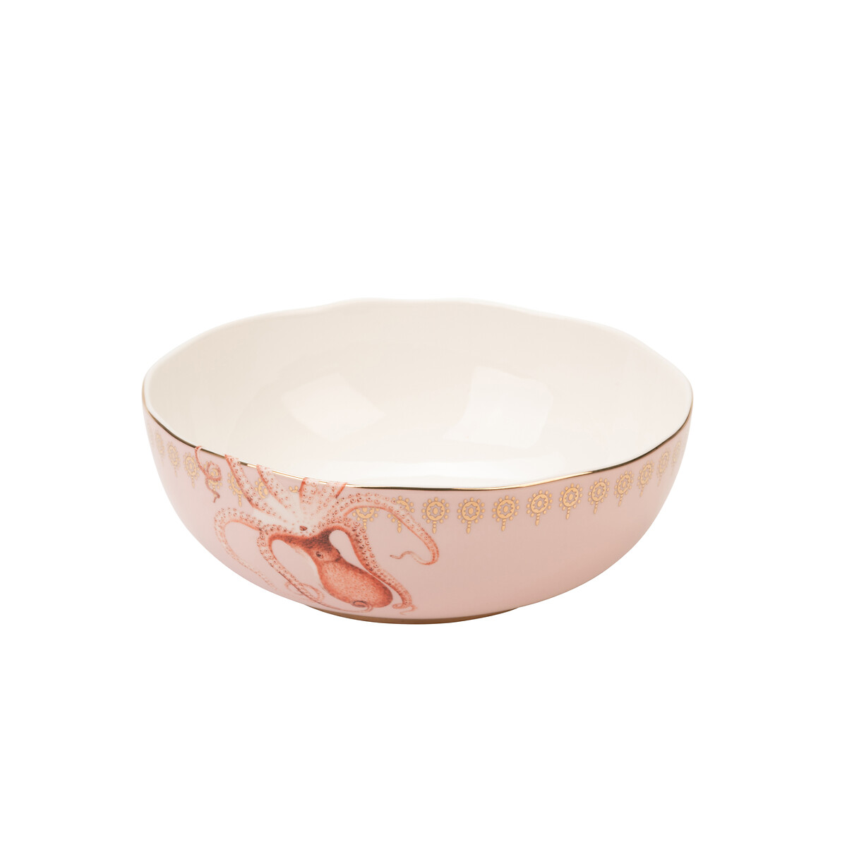 22cm Octopus Serving Bowl pink, YVONNE ELLEN