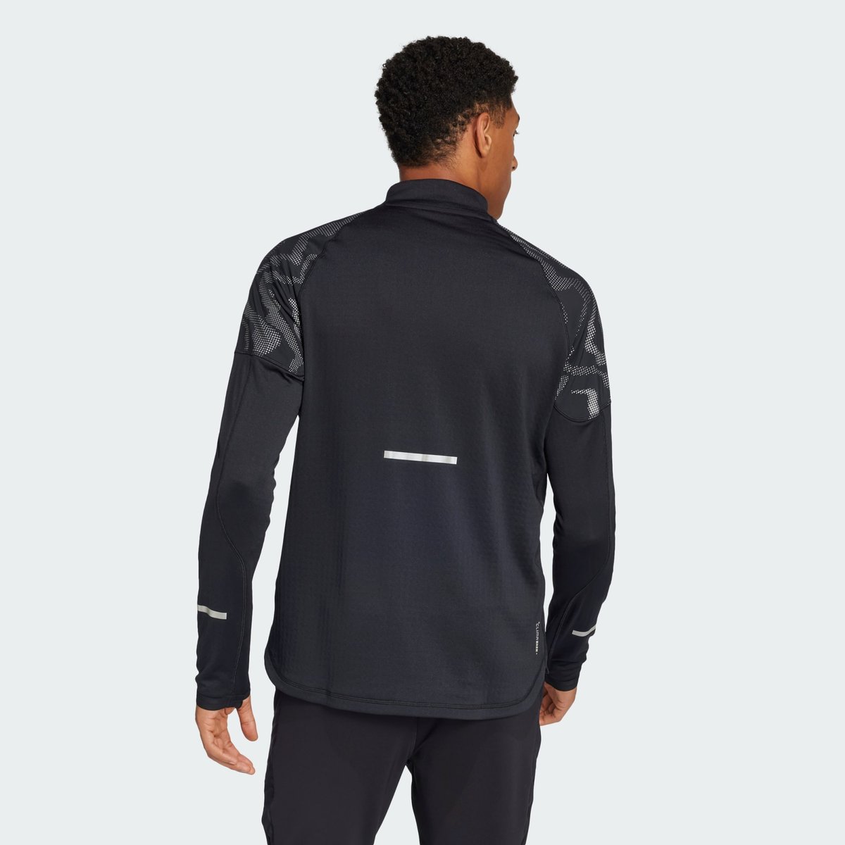 Haut demi-zip réfléchissant Ultimate Hi Vis black, adidas Performance