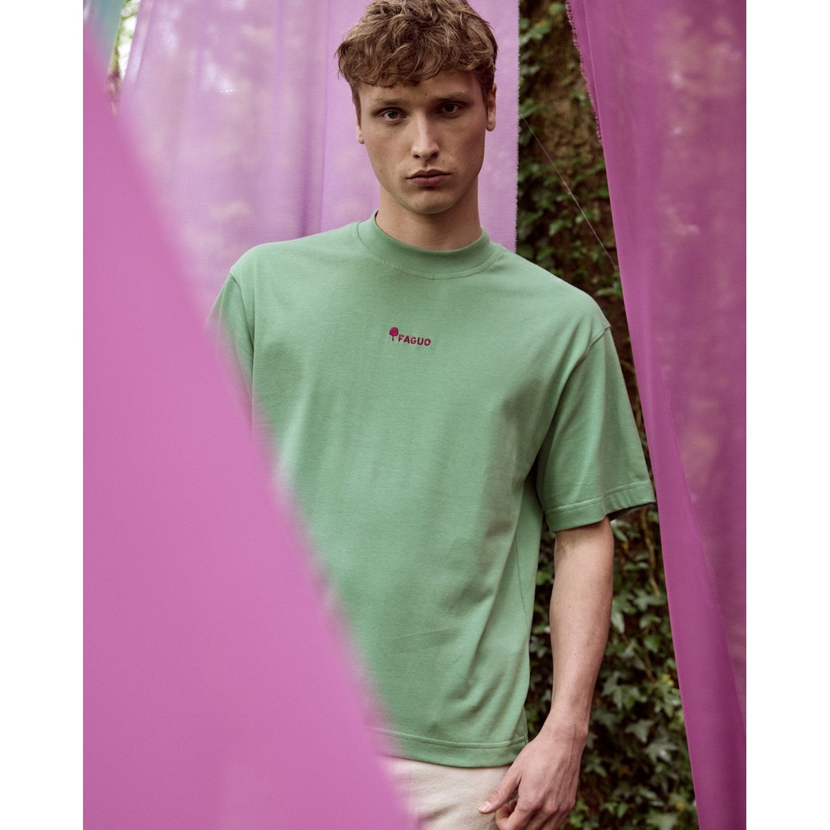 T-shirt YELLOWSTONE vert menthe, FAGUO