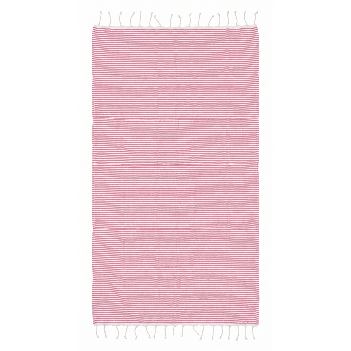 Fouta de plage en coton recyclé anti-sable 1mx2m Ikaria REVA COLLECTION rose, SEVIRA KIDS