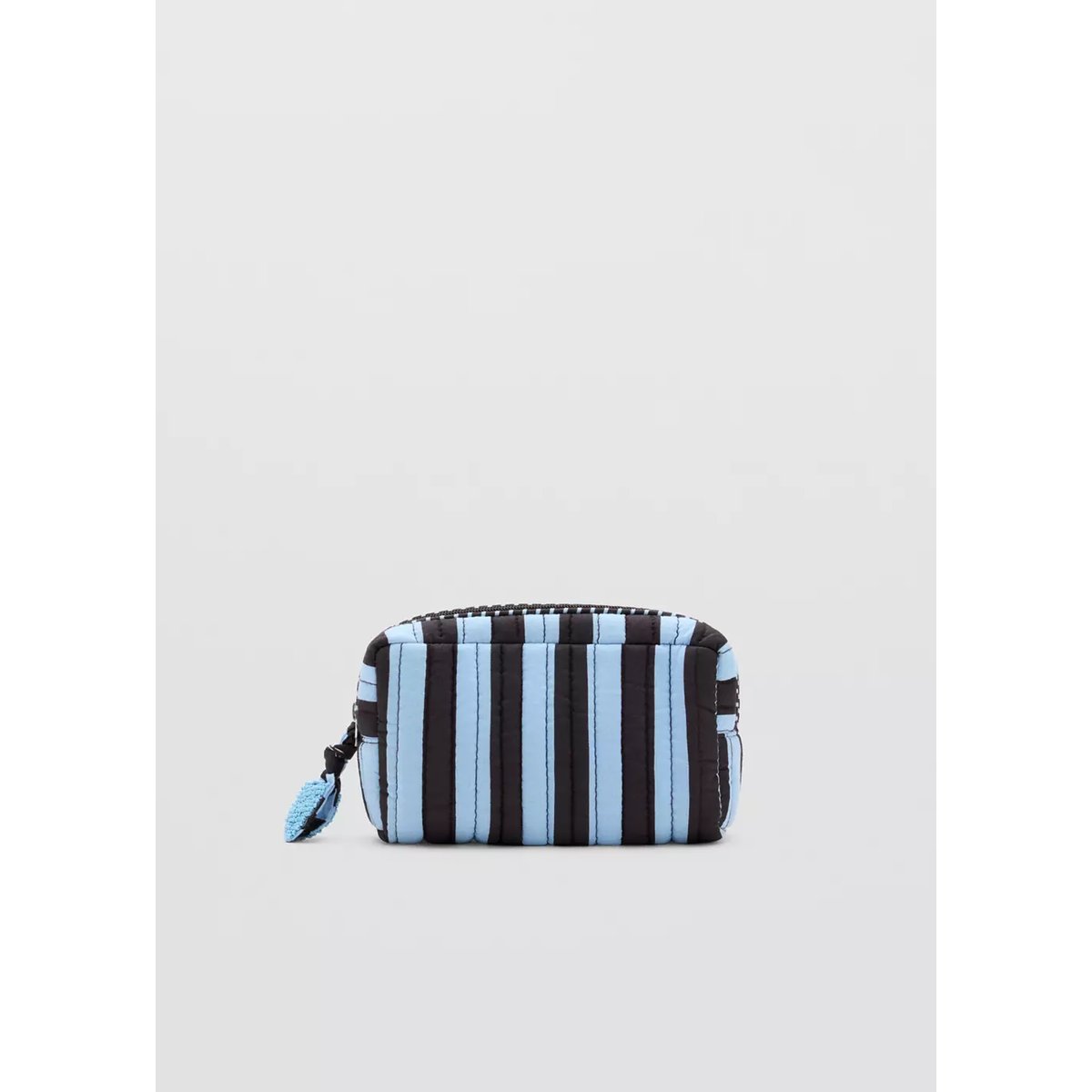 Trousse de maquillage coton rayures bleu, MANGO TEEN