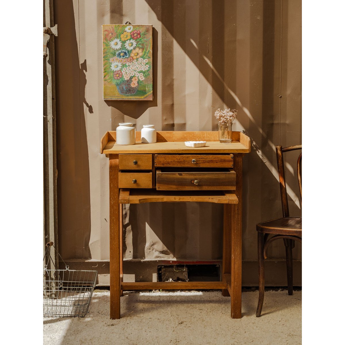 Meuble de bijoutier en bois Fernand N°390 - Bon état bois foncé, DEBONGOUT
