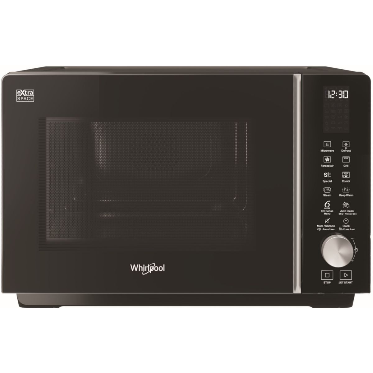 Micro ondes combiné MWF255B noir, WHIRLPOOL
