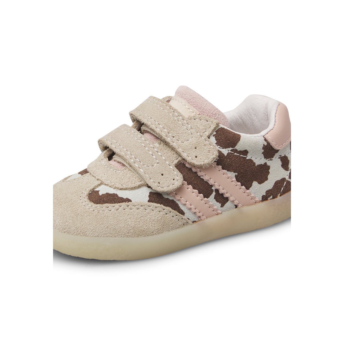 Baskets en cuir et suède VIMBY VL. beige-marron, FALCOTTO