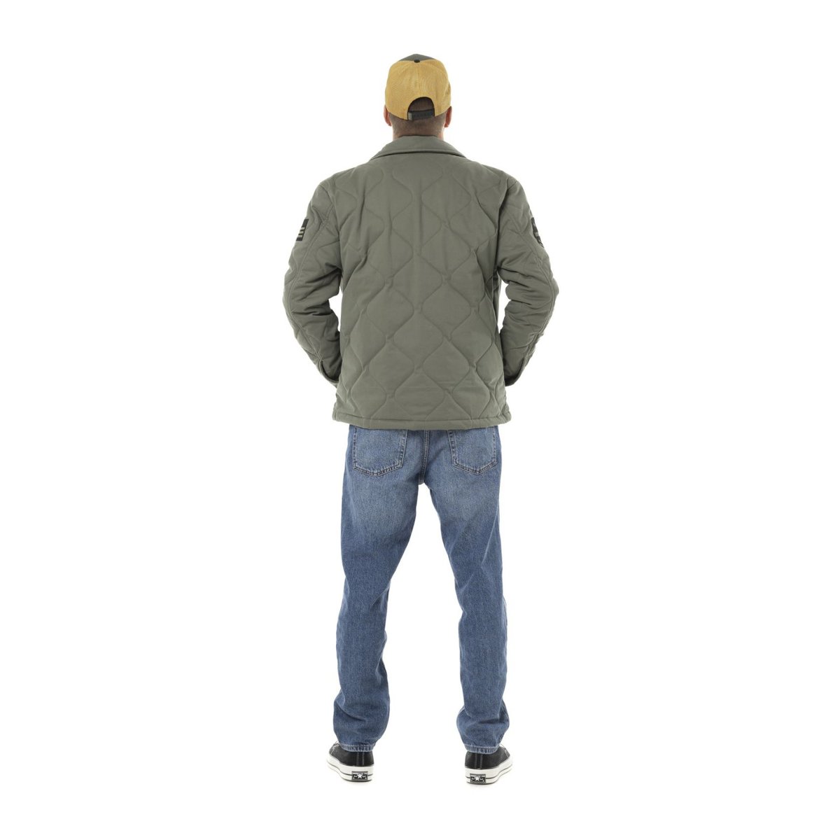 Veste coton HARPER kaki/noir, VON DUTCH