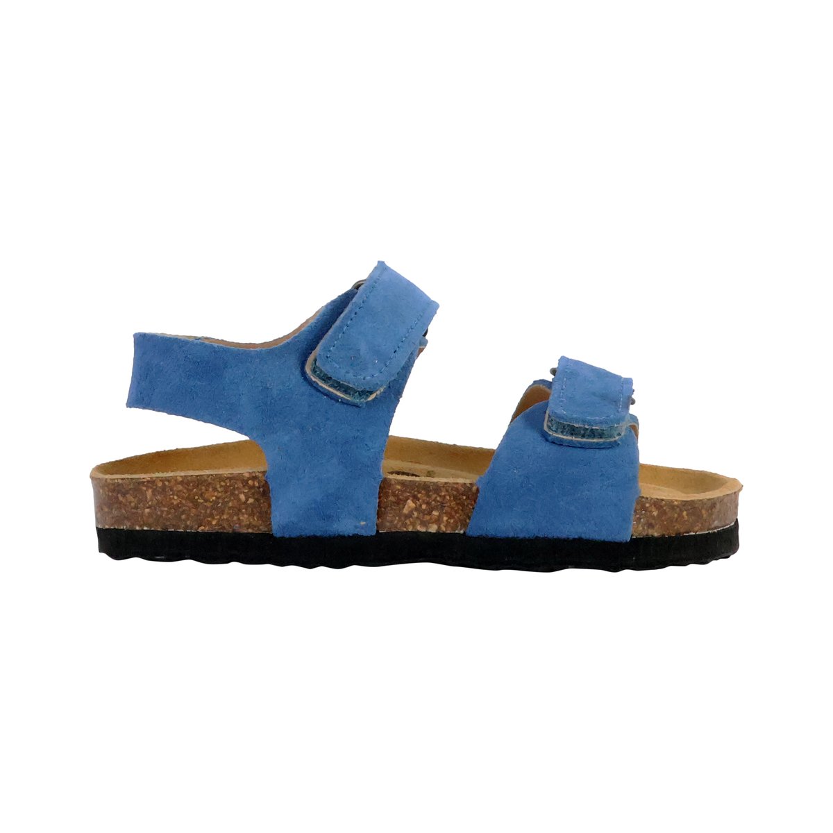 Mules Cuir Pol bleu, PLAKTON