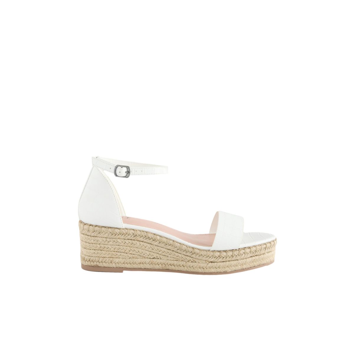 Espadrilles compensées blanc, NEXT