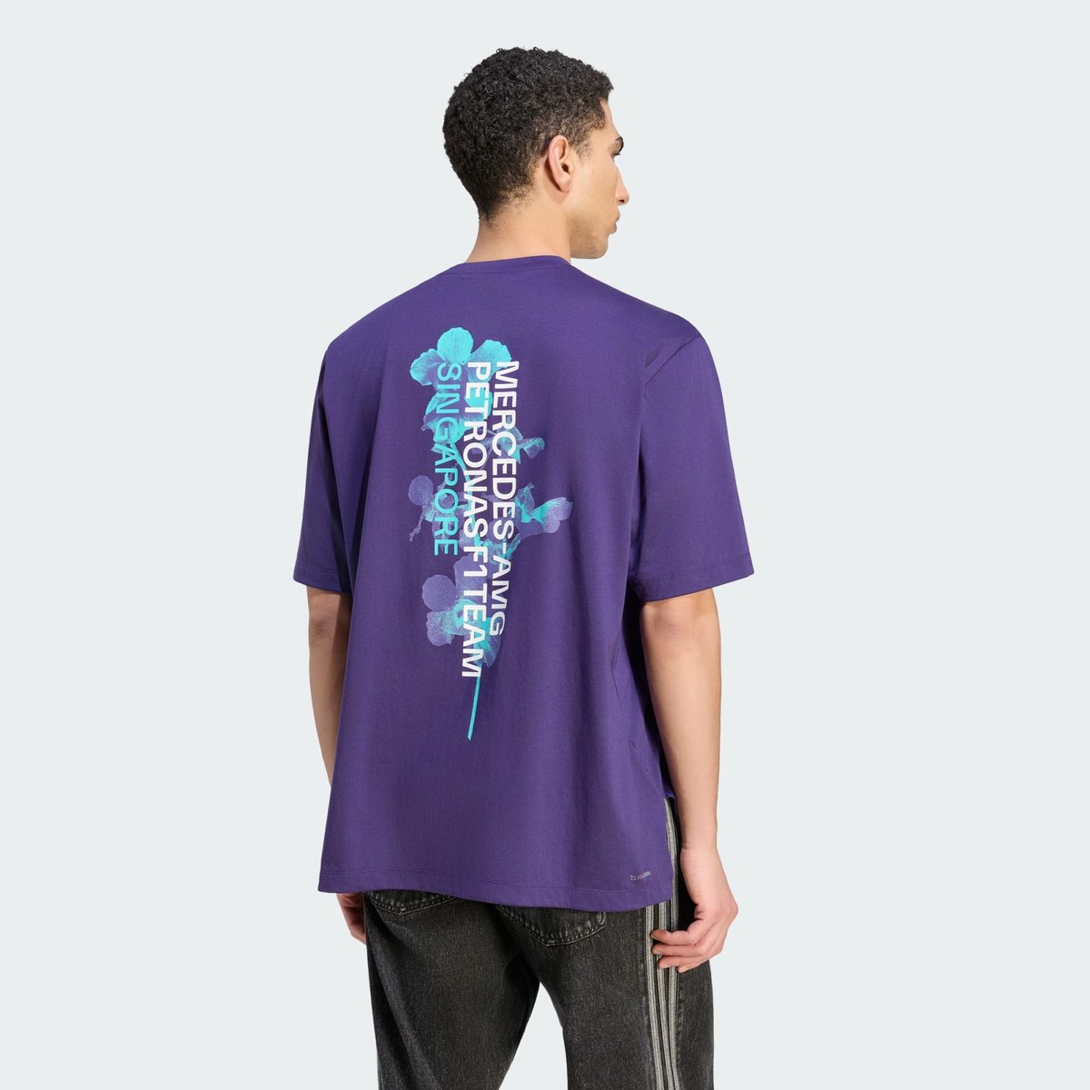 T-Shirt Mercedes - Amg Petronas Formula 1 Team Vanda Bloom T-Shirt Mercedes - Amg Petronas Formula 1 Team Vanda Bloom dark purple, adidas Performance