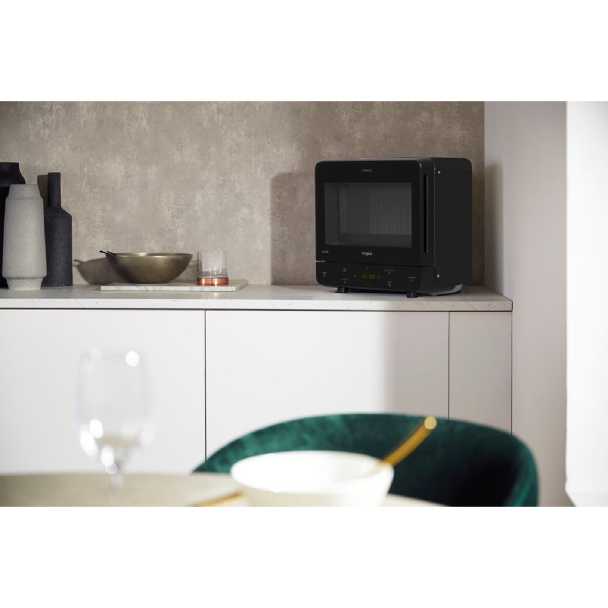 Micro ondes MAX34NB noir, WHIRLPOOL