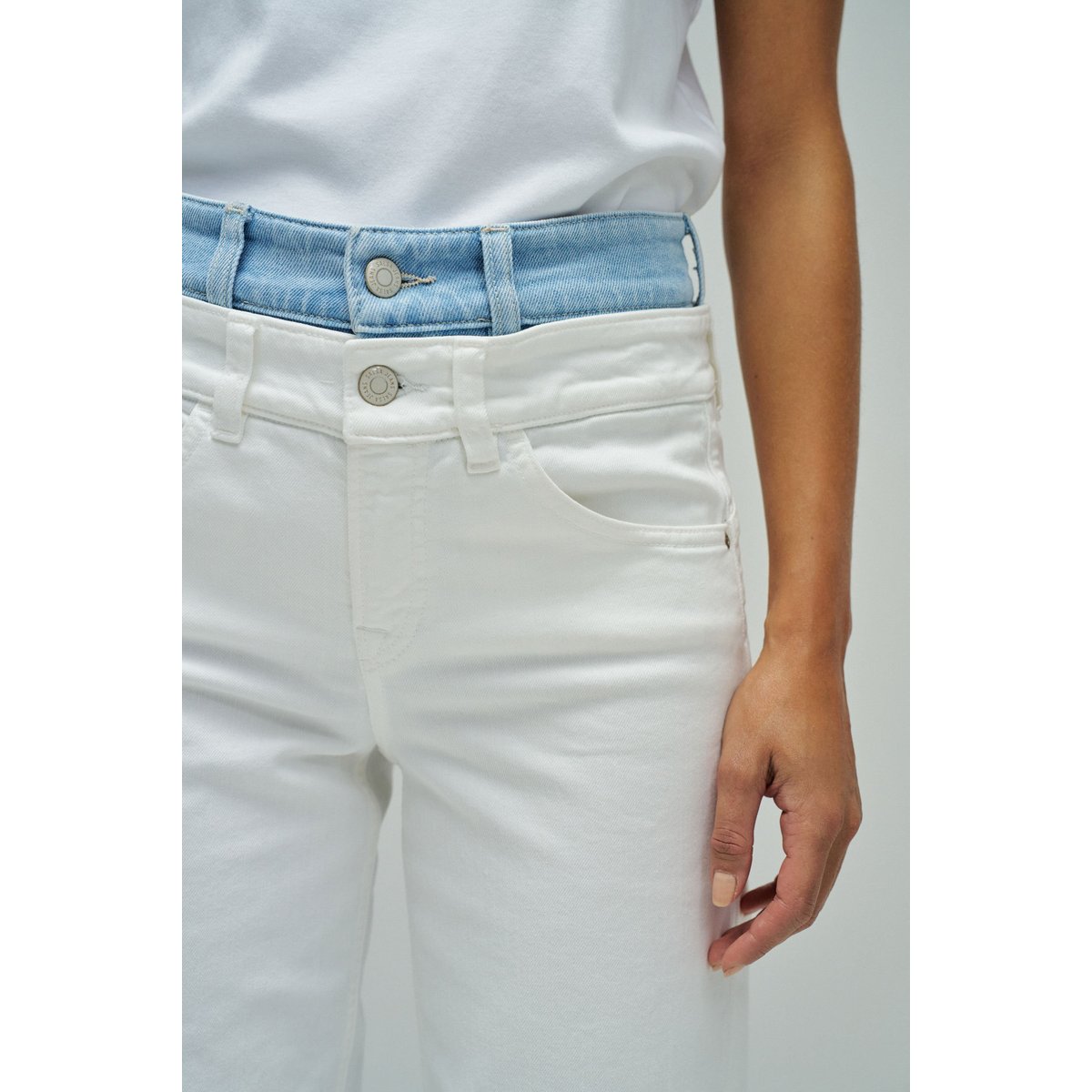JEAN FAITH PUSH IN STRAIGHT beige, SALSA JEANS