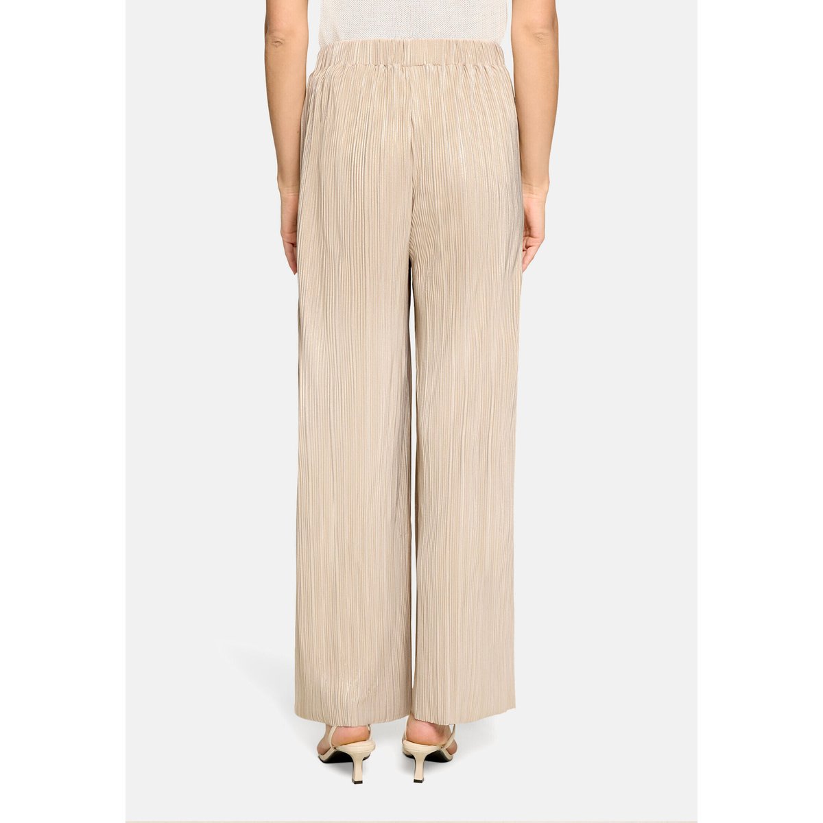 Jupe-culotte à effet brillant gris, BETTY BARCLAY