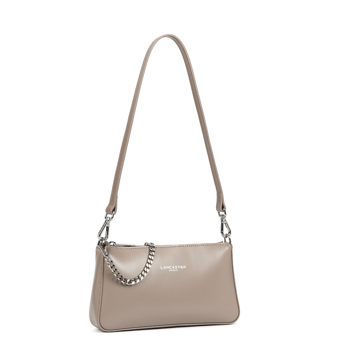Sac trotteur cuir SUAVE EVEN galet, LANCASTER
