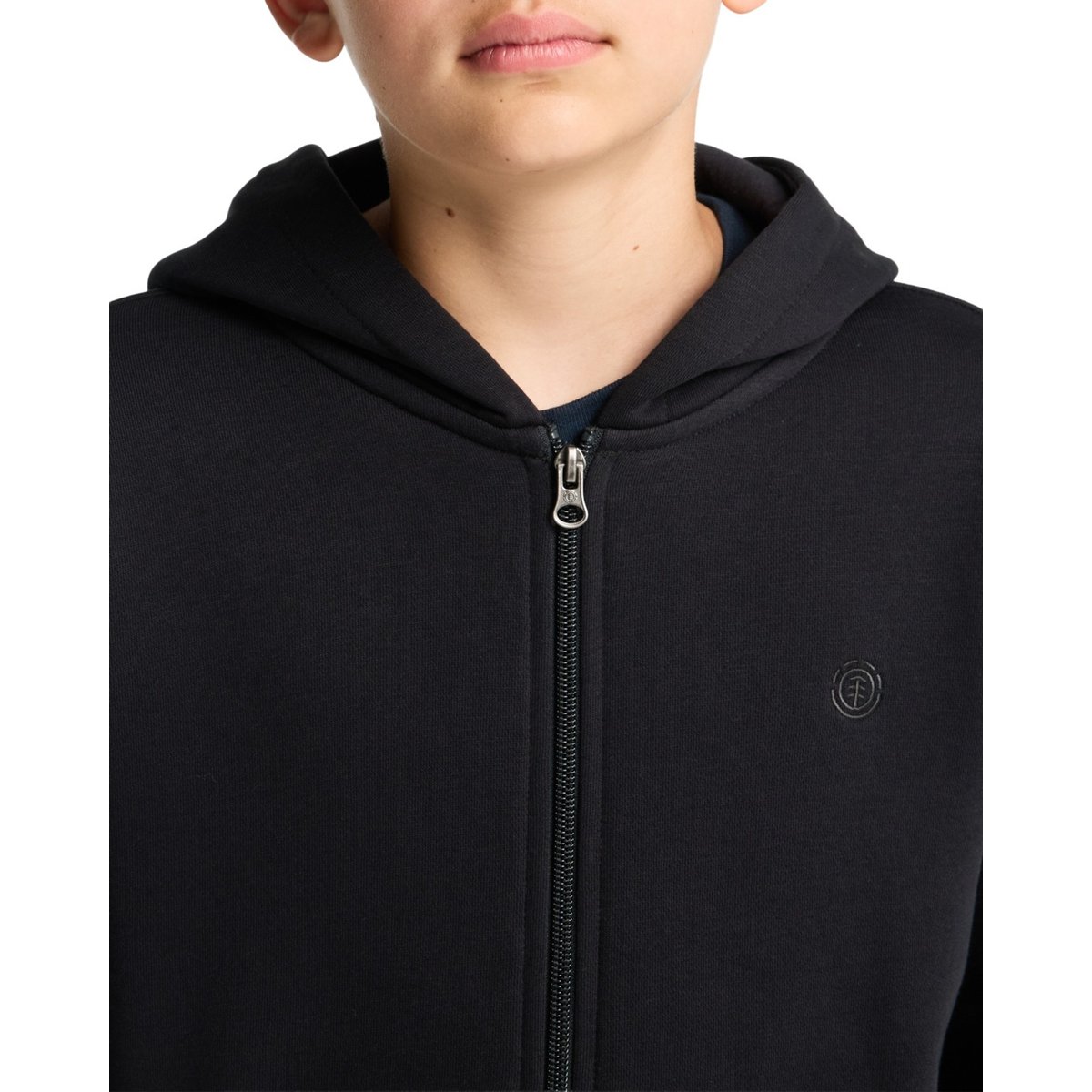 Pull zippé à capuche ALIGATOR Y noir flint black, ELEMENT