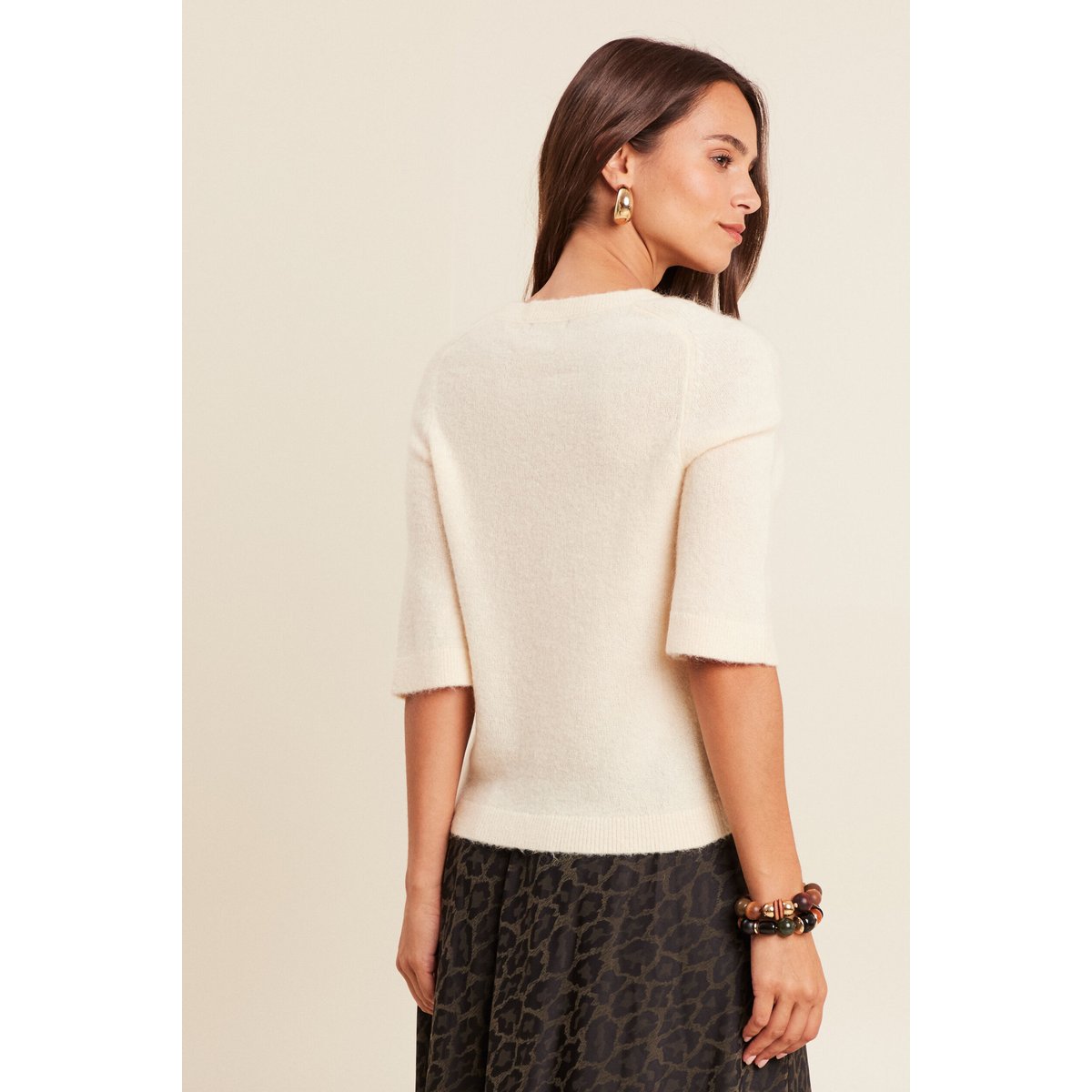 Pull col bateau creme, BREAL
