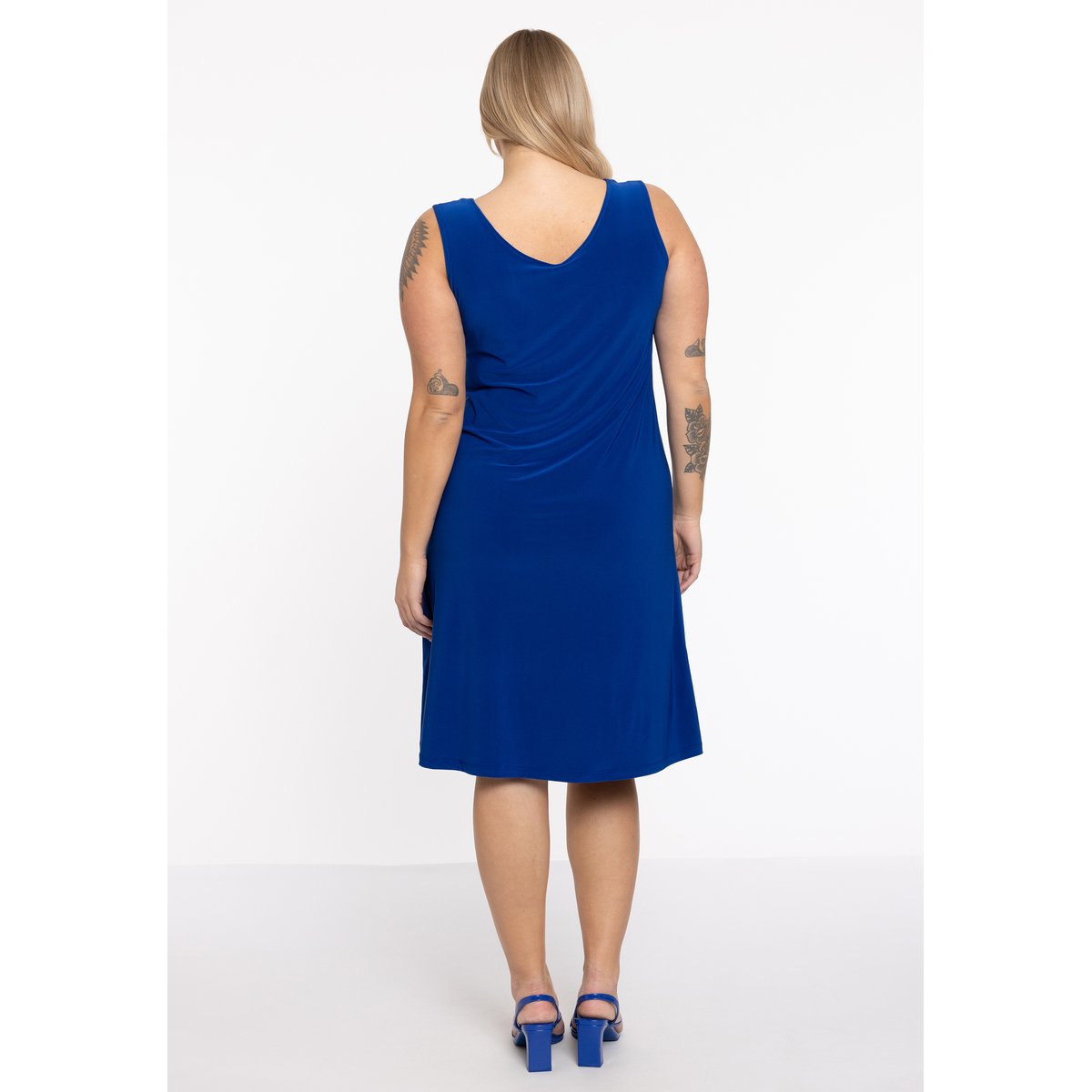Robe sans manches indigo, YOEK