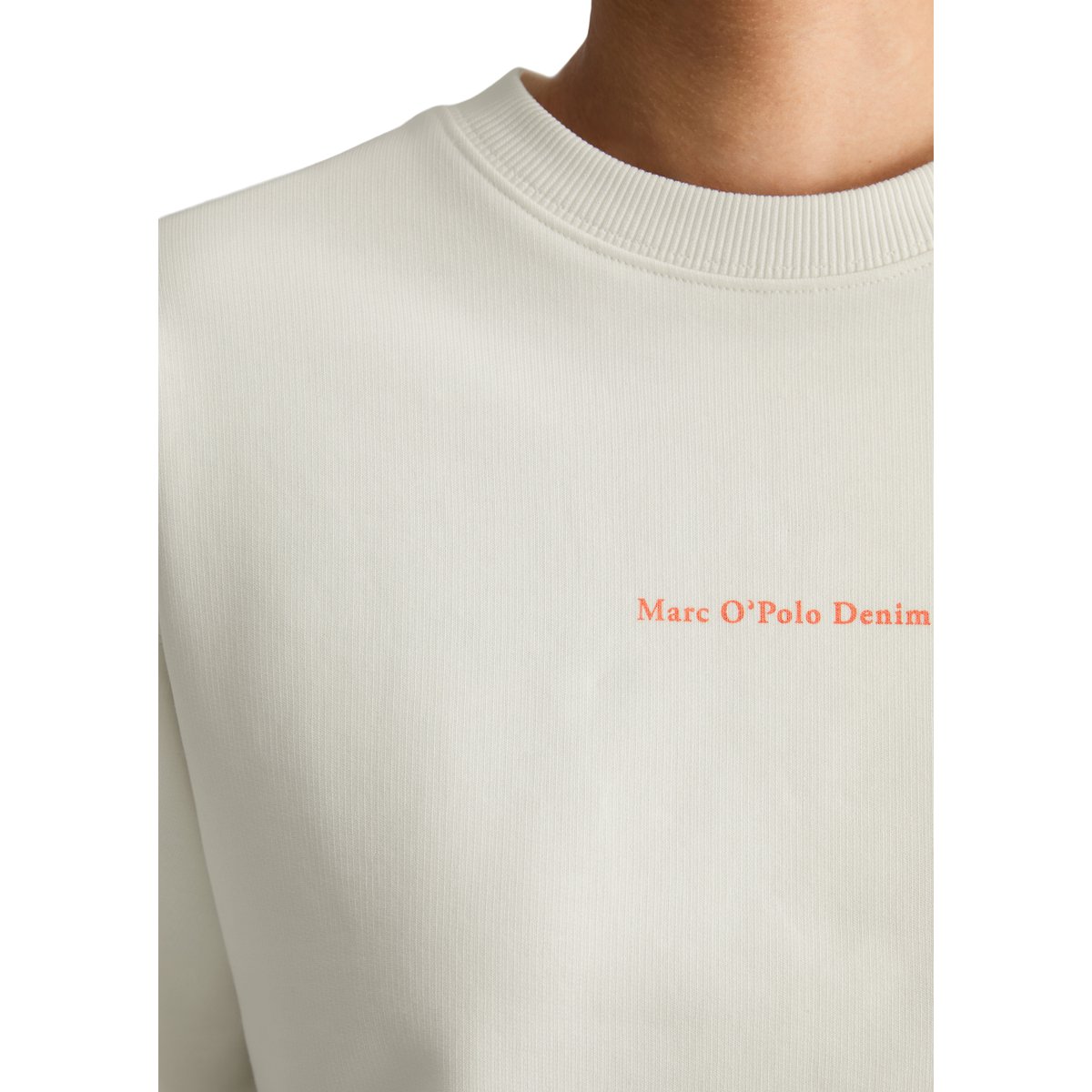 Sweat-shirt oversize en French Terry doux blanc, MARC O’POLO DENIM