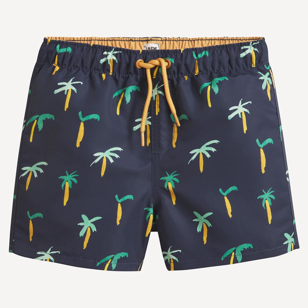 Palm Tree Swim Shorts navy blue, LA REDOUTE COLLECTIONS