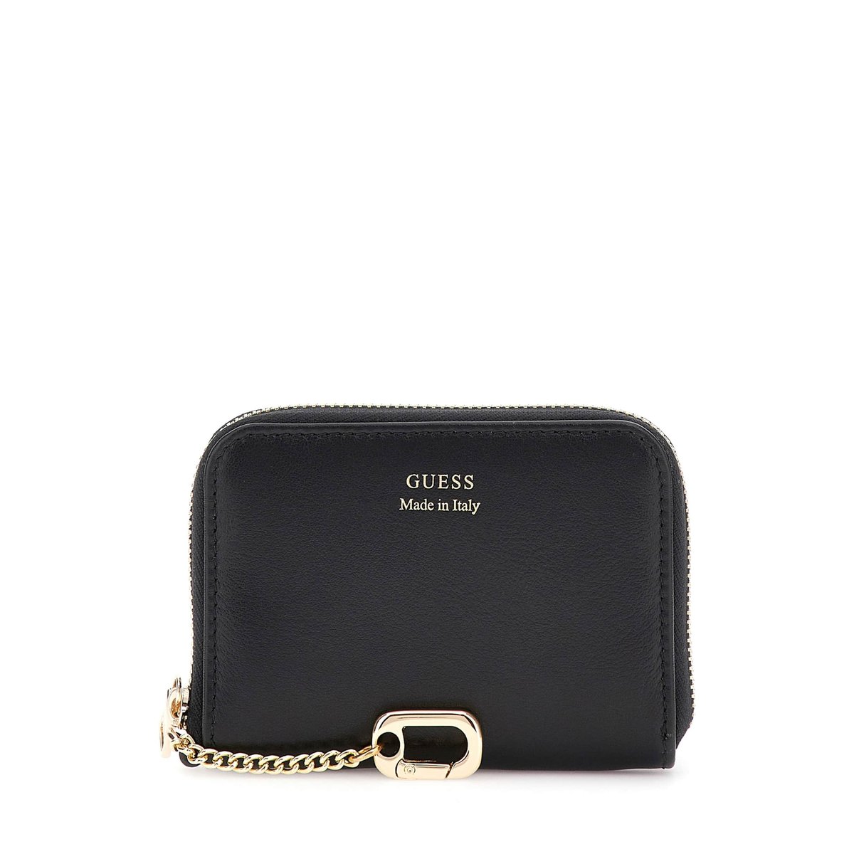 Portefeuille Florence Cuir Véritable noir, GUESS