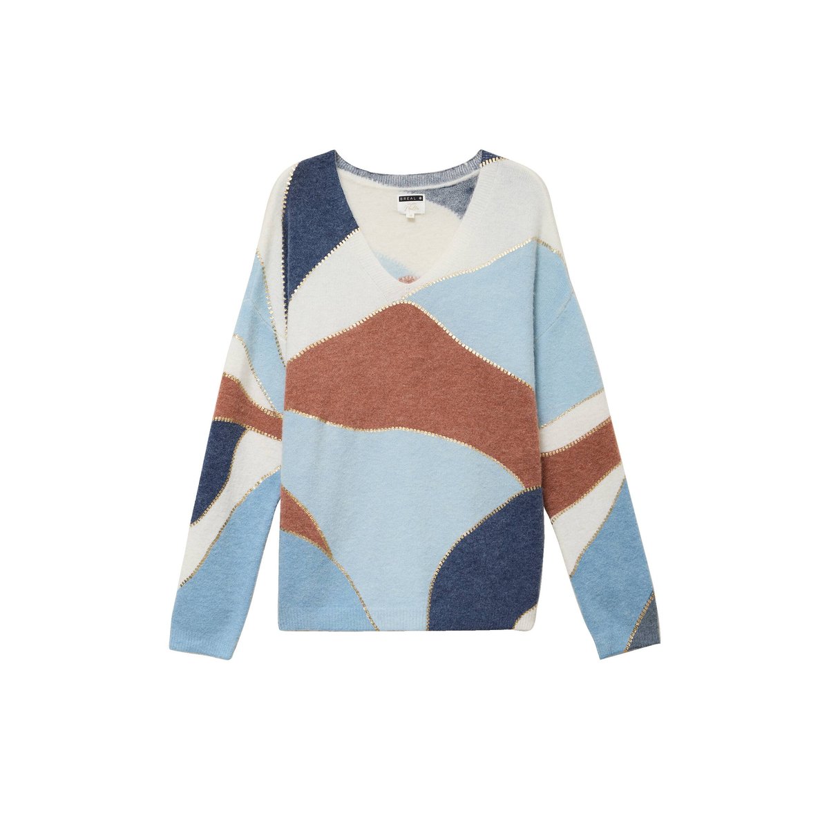 Pull manches longues multicolore, BREAL