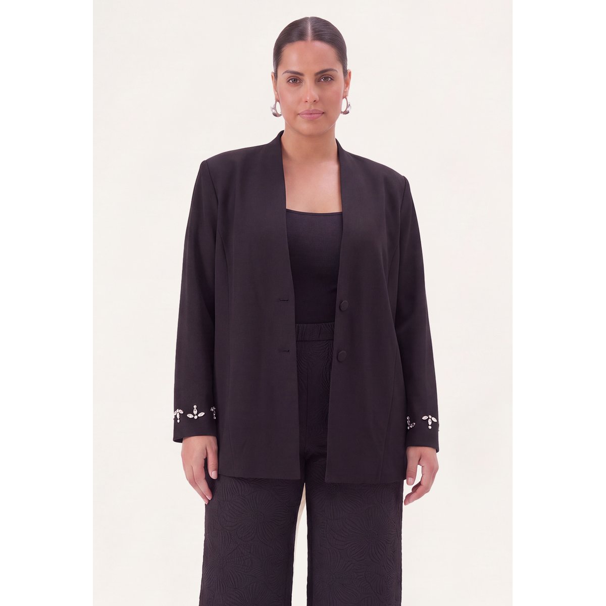 Veste /Blazer avec manches longues noir, YOEK