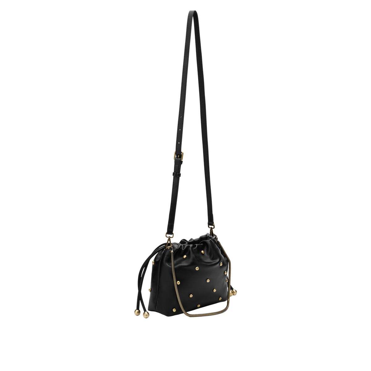 Sac Hobo Effet Cuir Avec Clous noir, PEPE JEANS