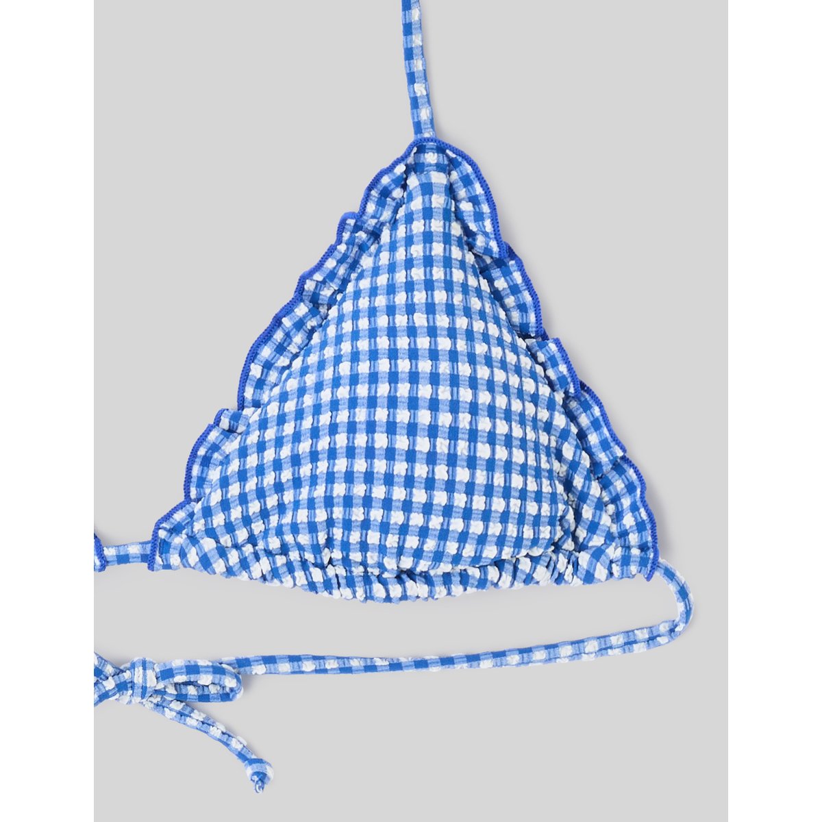 Haut de maillot de bain bleu foncé, BZB