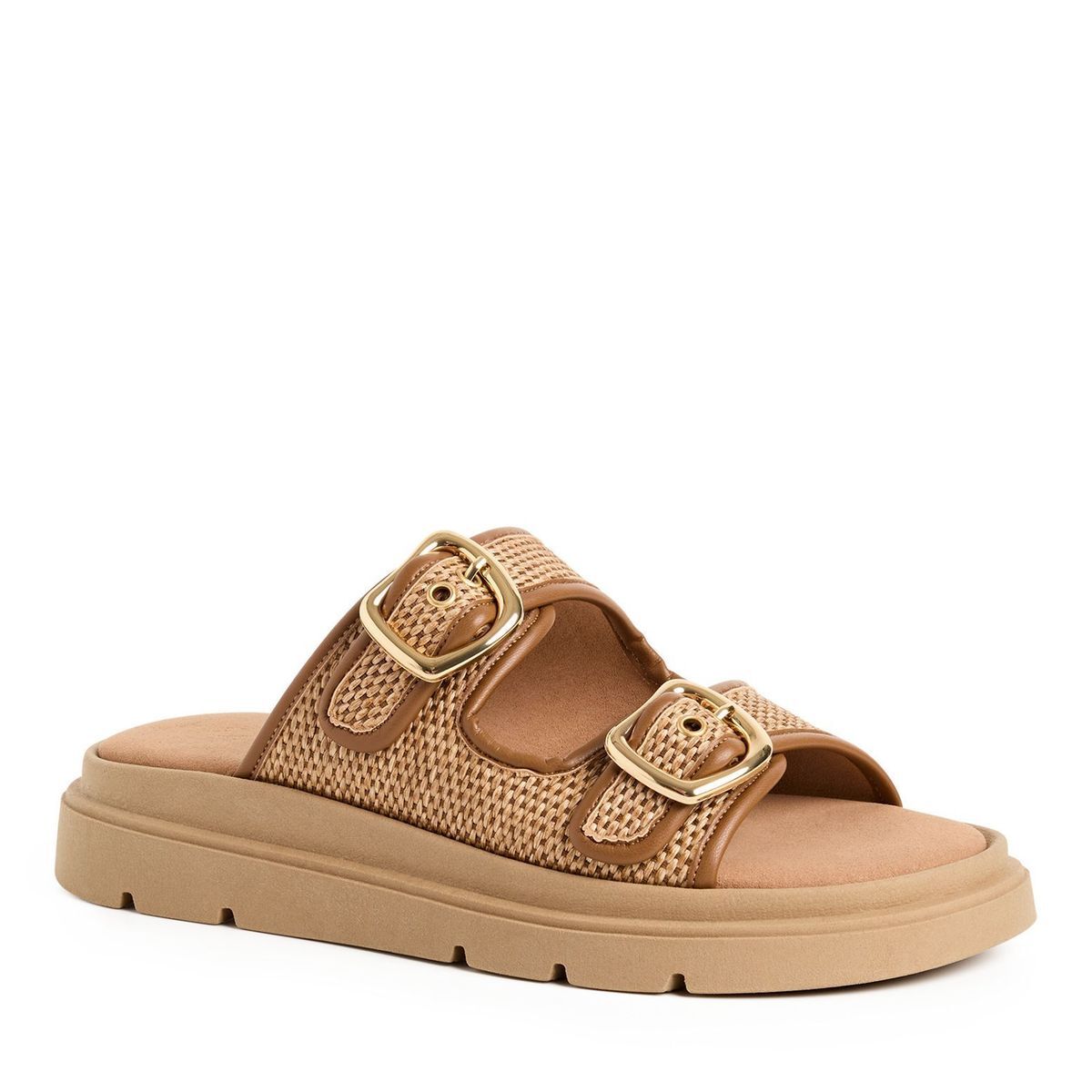 Mule en boucle beige cuoio, MARCO TOZZI