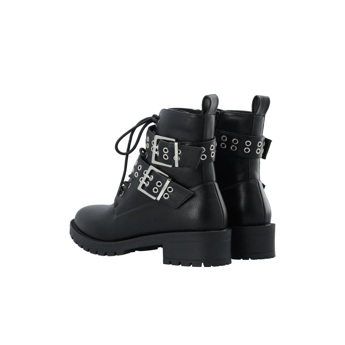 Bottes À Boucles noir - black, BIANCO
