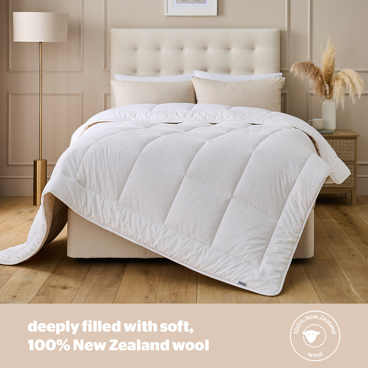 Natural Wool Heavyweight All Season Duvet white, SILENTNIGHT