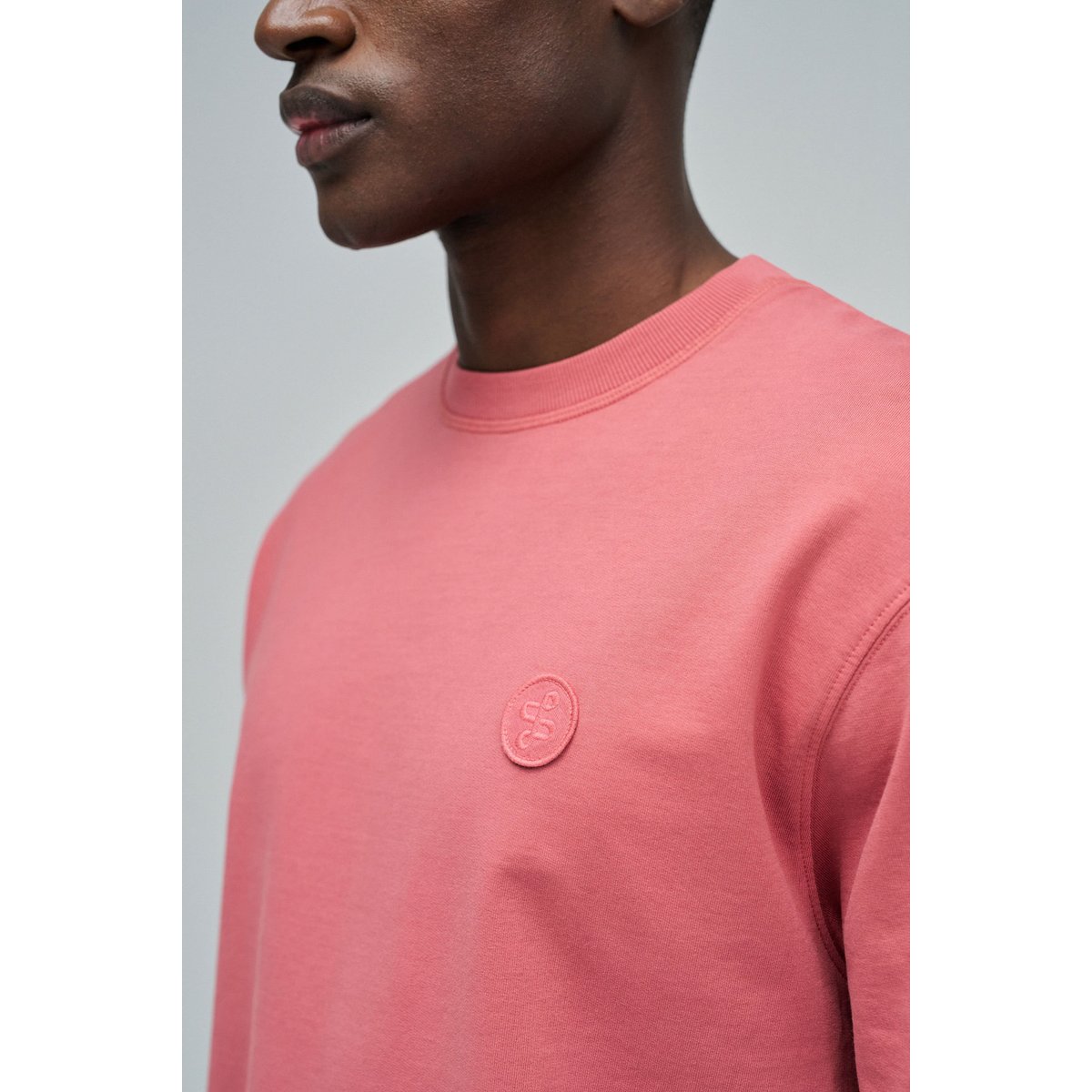 T-SHIRT AVEC BRANDING rose, SALSA JEANS