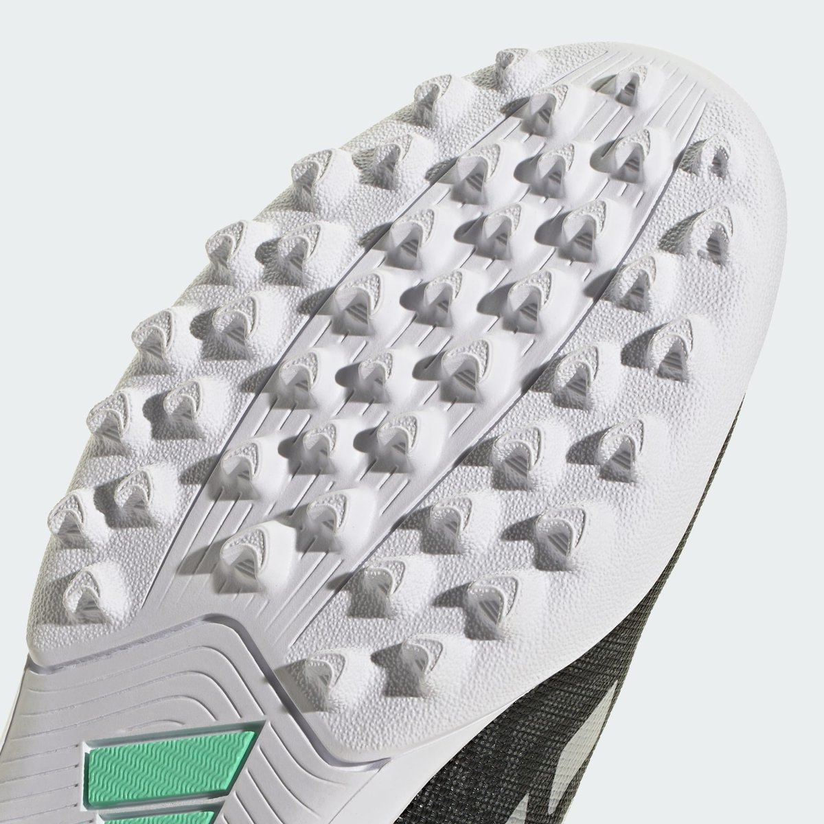 Chaussure De Football Fermeture Par Scratch Predator Club Turf Enfants core black / silver metallic / pulse mint, adidas Performance