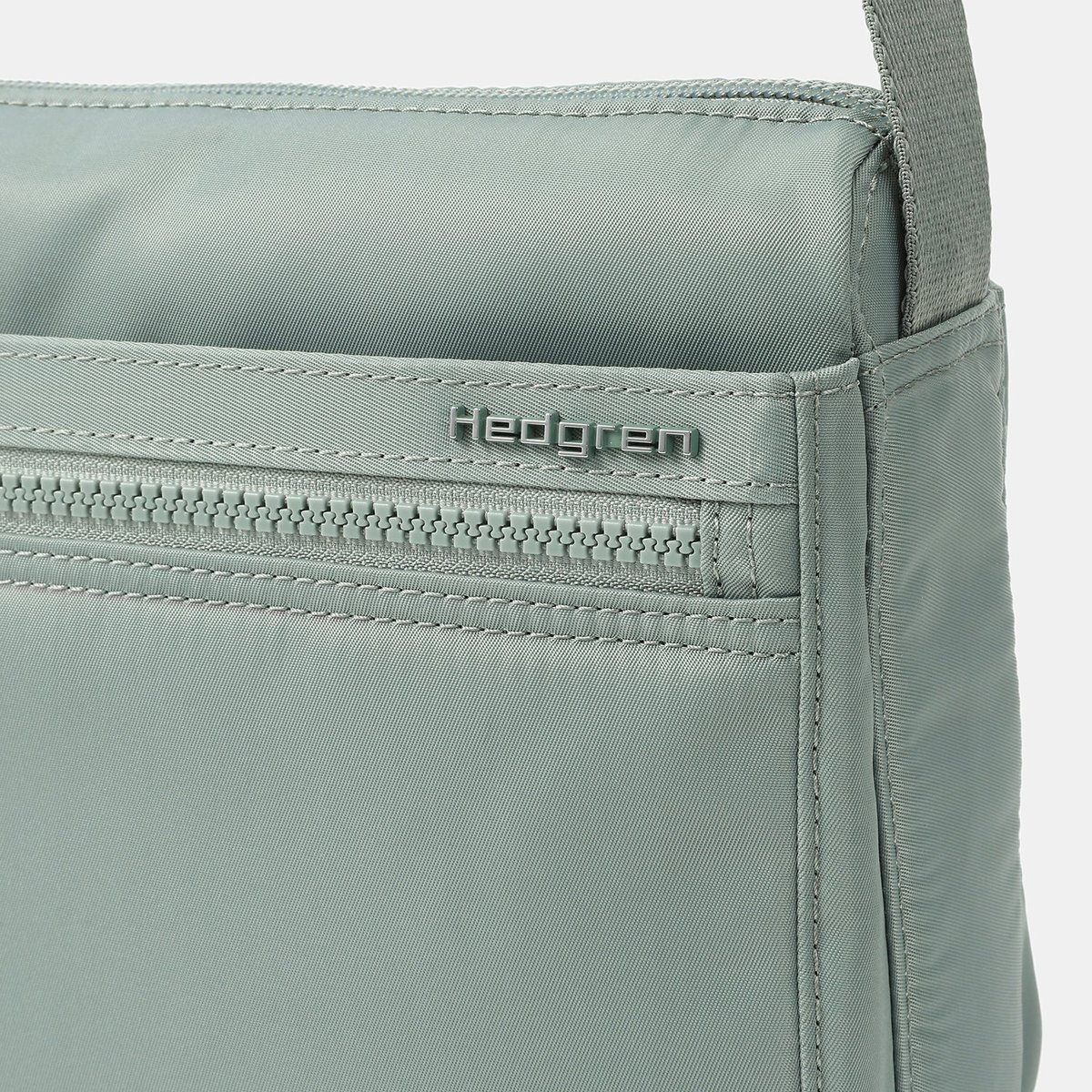 Sac bandoulière compact avec protection RFID green milieu, HEDGREN