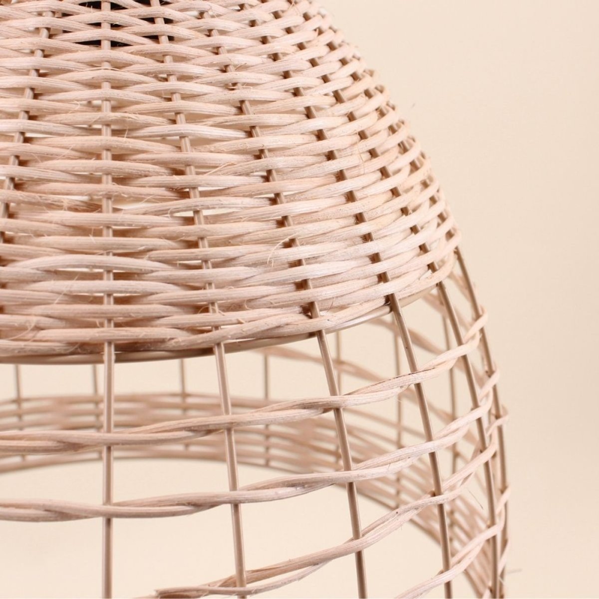 Suspension ronde en bambou 30,5cm naturel, ORNAMI