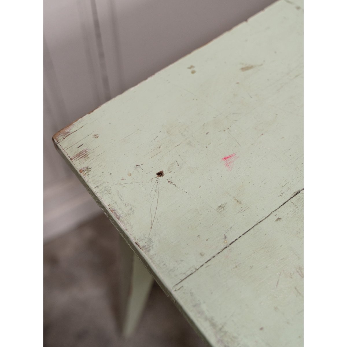 Grande console vert menthe Hanna N°1402 - Bon état vert, DEBONGOUT