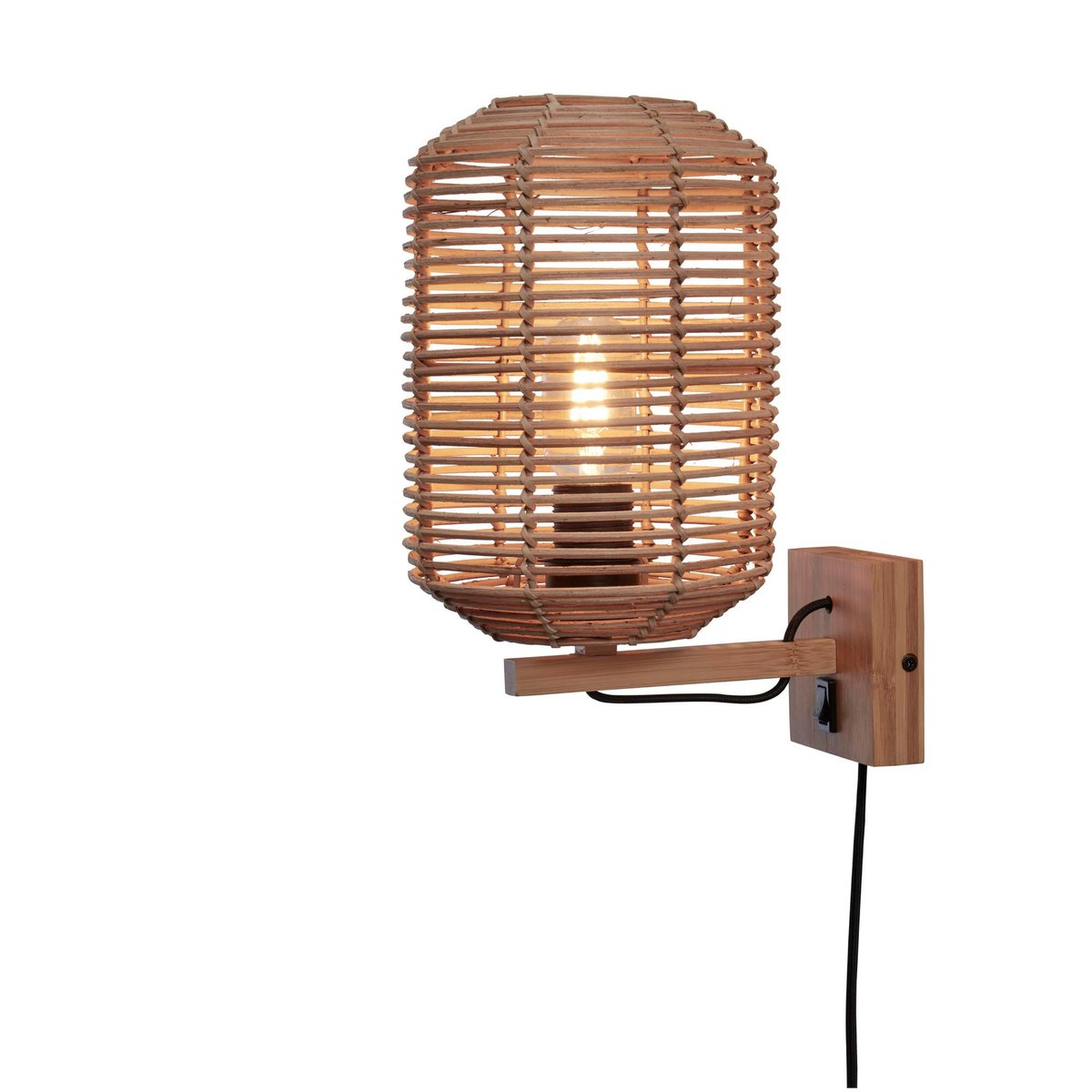 Lampe Murale Rotin TANAMI rotin, GOOD & MOJO
