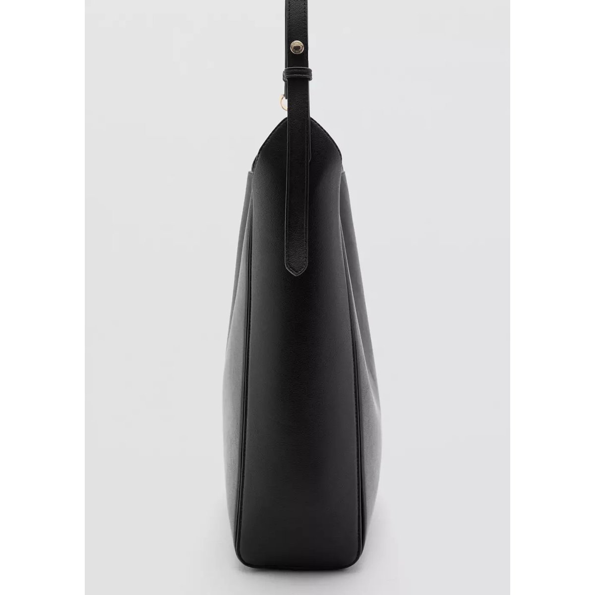 Sac bucket mousqueton noir, MANGO