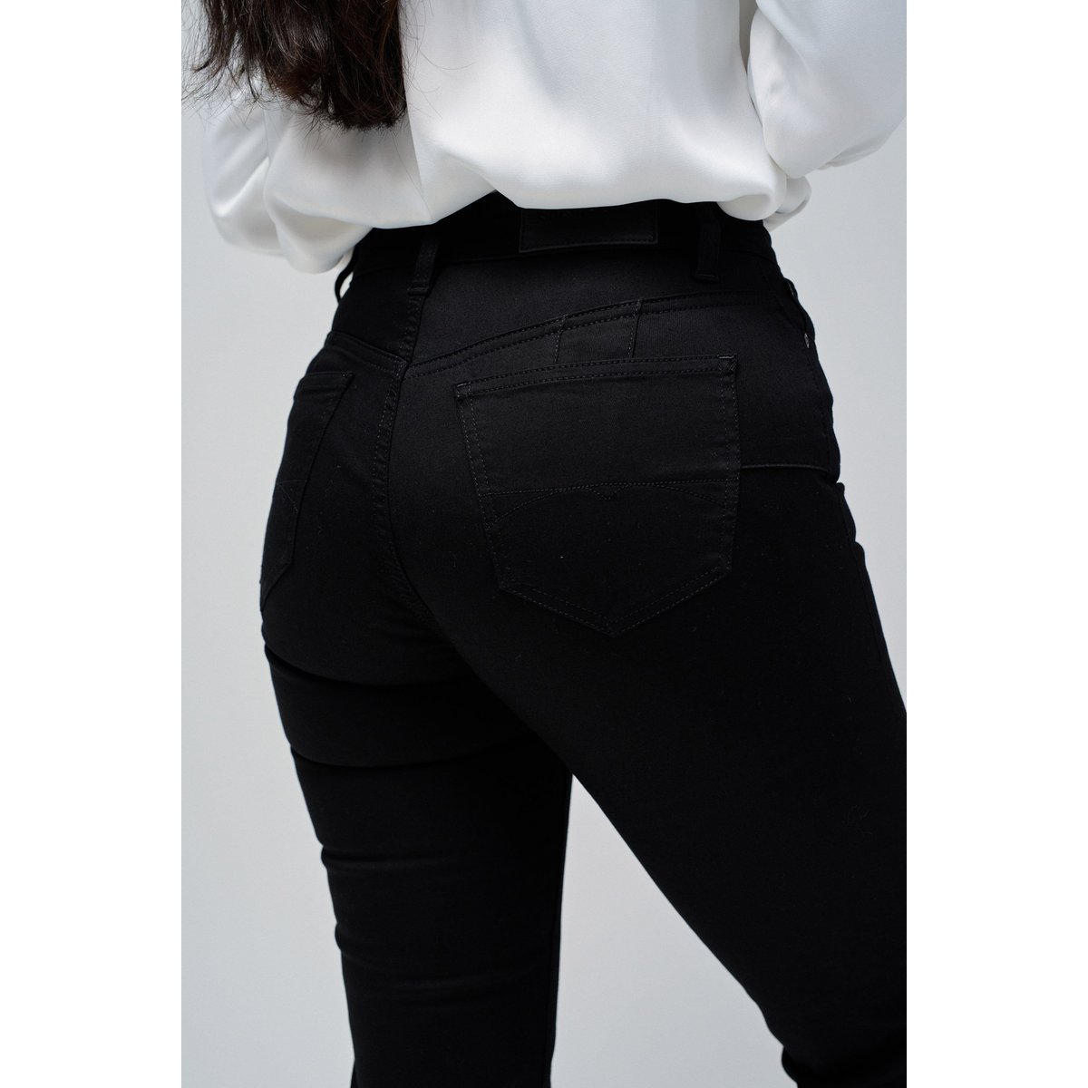 JEANS DESTINY PUSH UP FLARE noir, SALSA JEANS