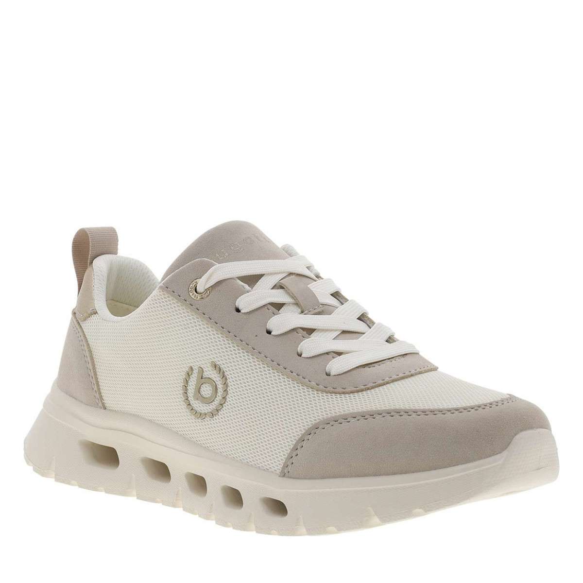 Tennis talon plat blanc, BUGATTI